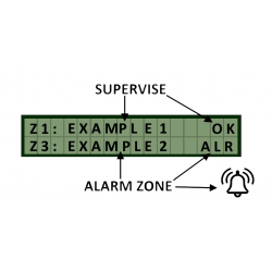 Alarme de porão 4 zonas programáveis wireless