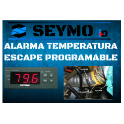 Alarma temperatura escape de motor programable